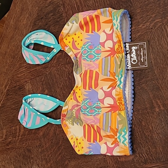 NWT Matilda Jane bikini, sz. 12, multi print, very colorful - Picture 5 of 10